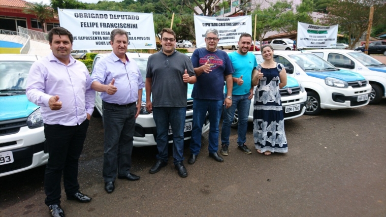 Deputado Felipe Francischini Visita Nova Laranjeiras e formaliza entrega de Veiculo para o Município